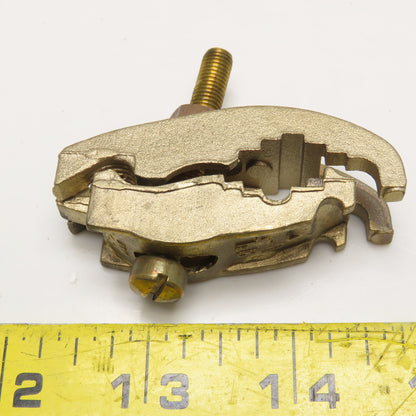 Thomas & Betts 3849 Bronze Grounding Clamp For #2-#6 CU Grounding Wire Lot Of 10