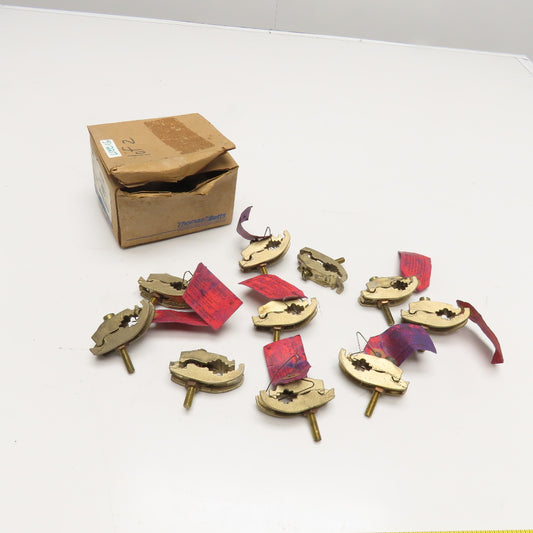 Thomas & Betts 3849 Bronze Grounding Clamp For #2-#6 CU Grounding Wire Lot Of 10
