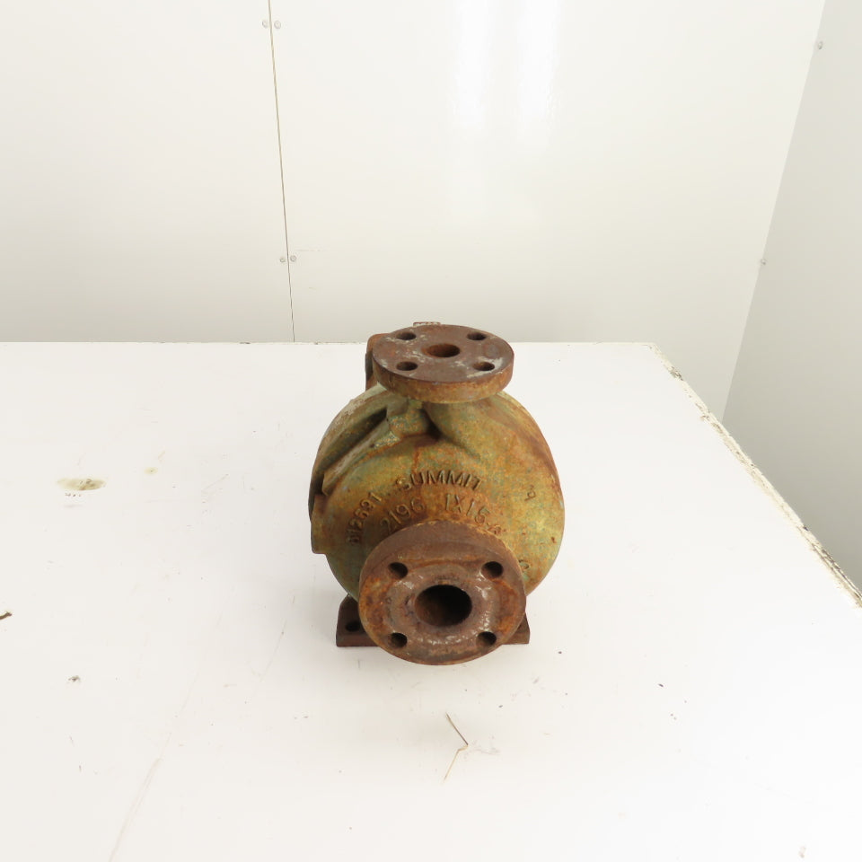 Summit Pump 2196STO Centrifugal Process Pump 1x1.5-6 DI/SS 150PSI