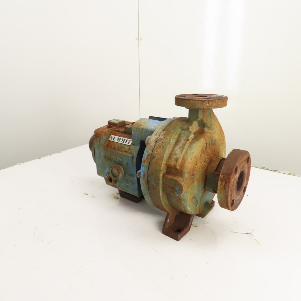 Summit Pump 2196STO Centrifugal Process Pump 1x1.5-6 DI/SS 150PSI