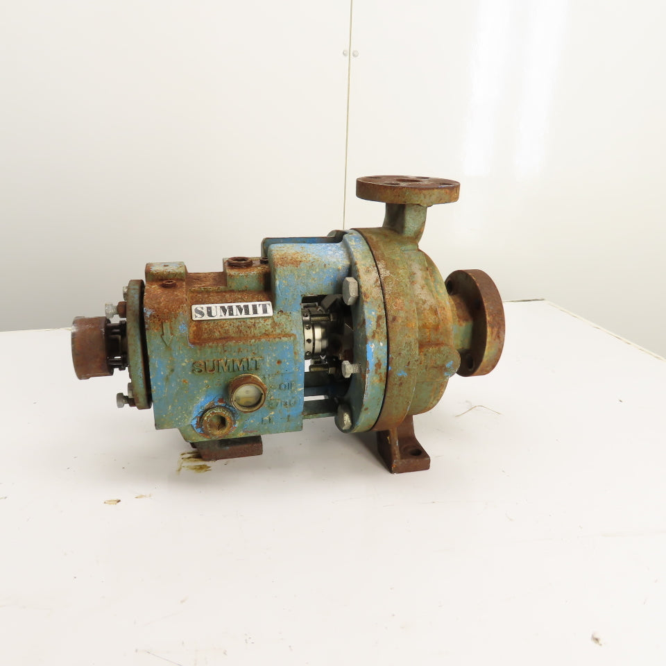 Summit Pump 2196STO Centrifugal Process Pump 1x1.5-6 DI/SS 150PSI