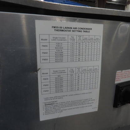Larkin Heatcraft PCB8SM Air Cooled Condenser 1Ph 208-230V 3/4HP FM35-50