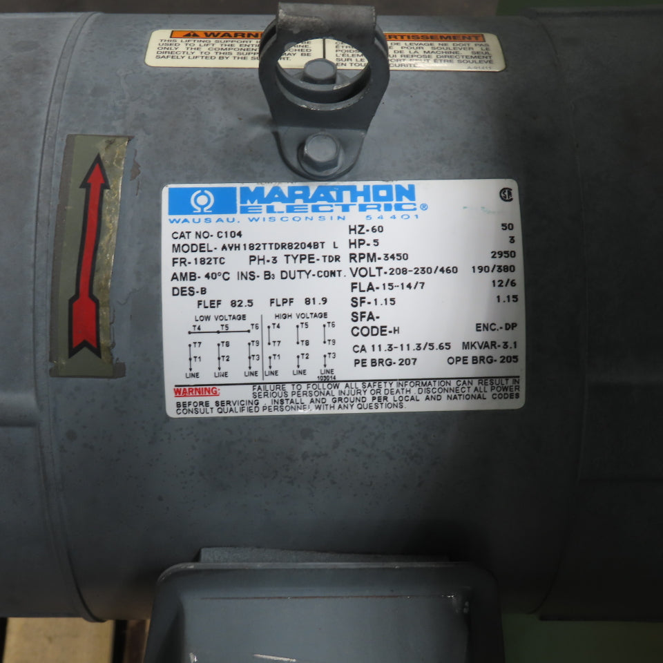 Pyronics LC16-6-5 LC Filtered Inlet Blower 675CFM 16SP 5HP 3Ph 230/460V