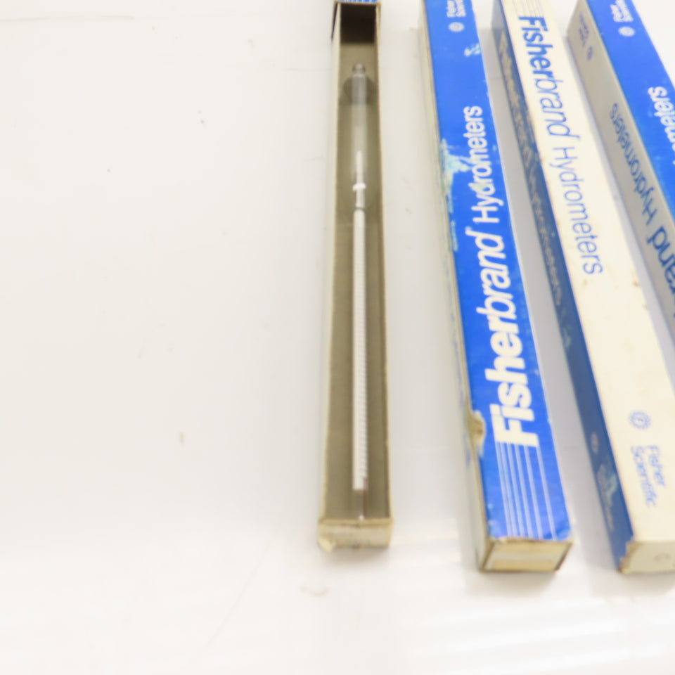 Fisher Scientific 11-585A Fisherbrand Twaddle Hydrometers 0-26 Range Lot of 4