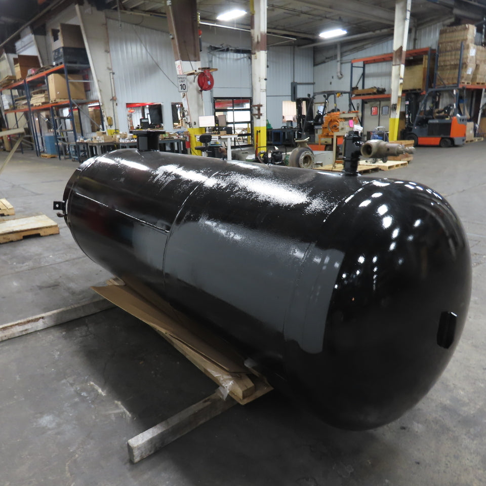 660 Gallon Vertical Compressed Air Receiver Storage Tank 125PSI (New Paint)