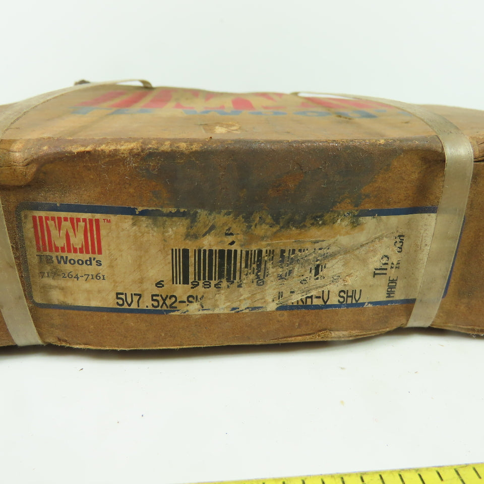 TB Woods 5V7.5x2-SK 1 Groove V-Belt Pulley Sheave 7-1/2" OD 1/2 - 2-5/8" Bore