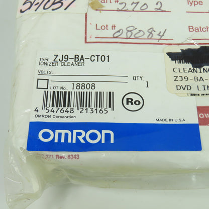 Omron ZJ9-BA-CT01 Ionizer Cleaner Swabs
