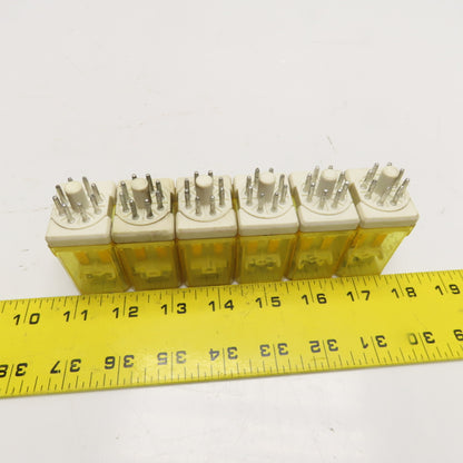 Idec RR2P-UL General Purpose Plug In Relay 120VAC Coil Lot Of 6