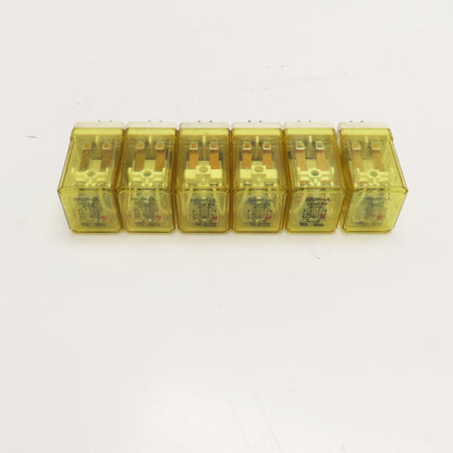 Idec RR2P-UL General Purpose Plug In Relay 24VDC Coil Lot Of 6