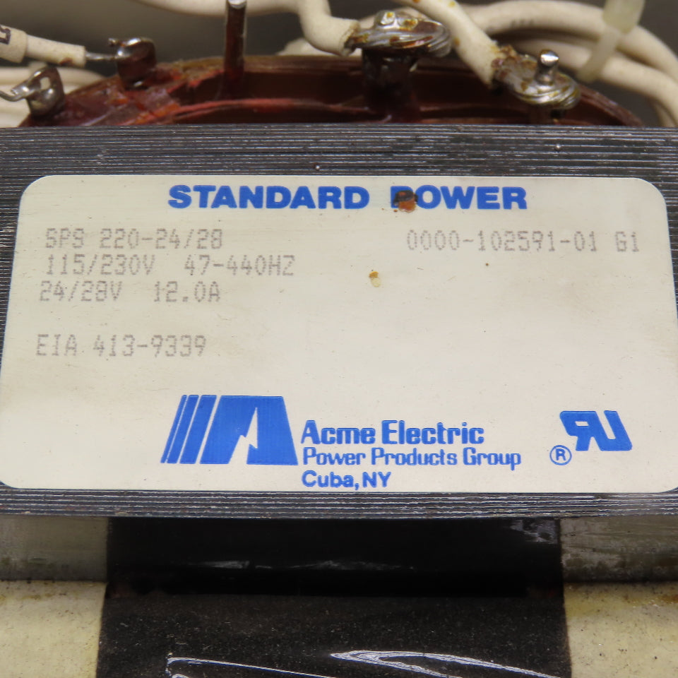 Acme SPS 220-24/28 Power Supply 115/230V Pri 24/28V Sec