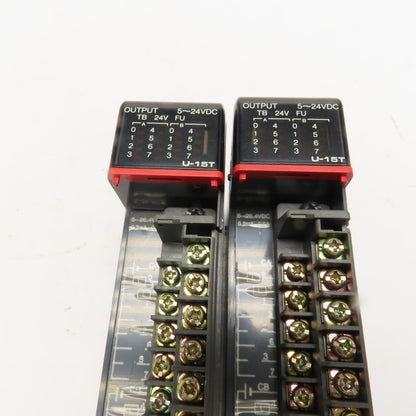 Siemens U-15T Simatic Output Module 5-24VDC Lot Of 2