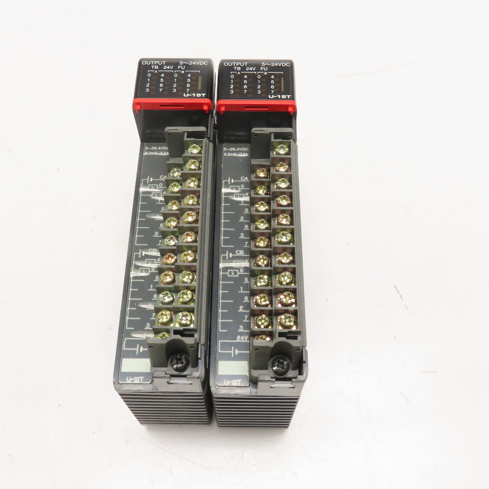 Siemens U-15T Simatic Output Module 5-24VDC Lot Of 2