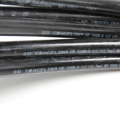 Swagelok (-8) 1/2" NPSM Swivel Female SS316 Fitted Hydraulic Hose Assembly 32'
