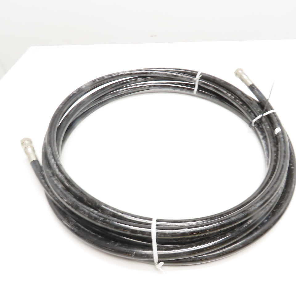 Swagelok (-8) 1/2" NPSM Swivel Female SS316 Fitted Hydraulic Hose Assembly 32'