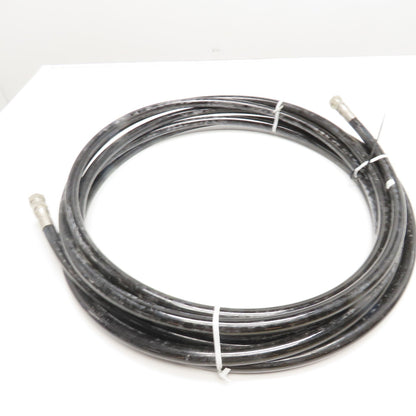 Swagelok (-8) 1/2" NPSM Swivel Female SS316 Fitted Hydraulic Hose Assembly 32'