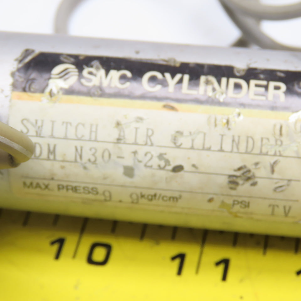 SMC CDM N30-125 30mm Bore 125mm Stroke Double Acting Air Cylinder