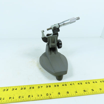 0-1" Bench Micrometer Mechanical Counter W/ Adjustable Stand