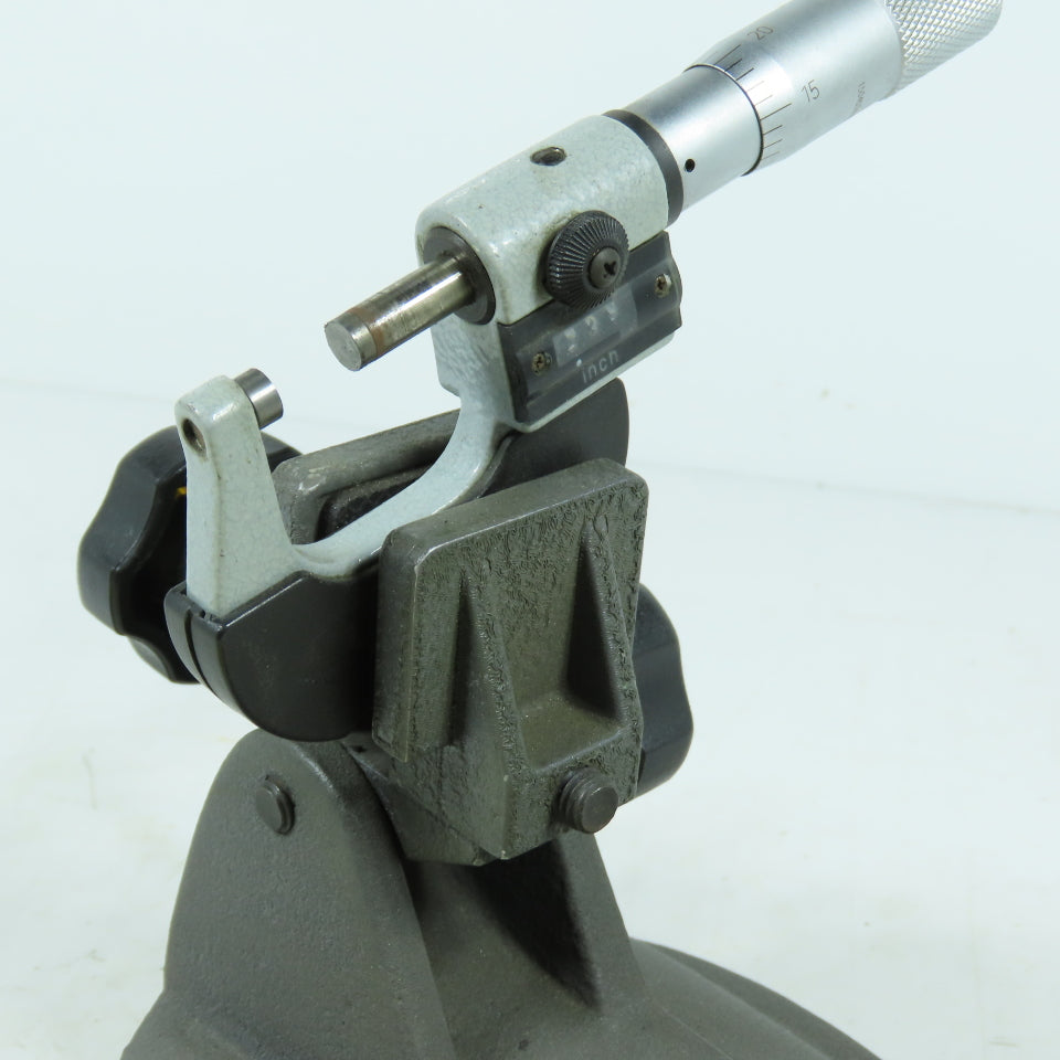 0-1" Bench Micrometer Mechanical Counter W/ Adjustable Stand