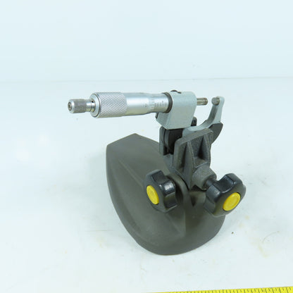 0-1" Bench Micrometer Mechanical Counter W/ Adjustable Stand