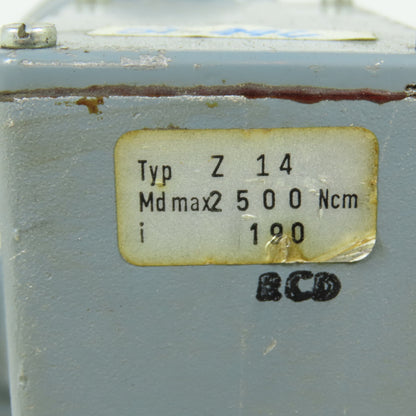 Groschopp Z 14 / DM 80-40 Gear Motor 50W 230/400V 3Ph 120:1 Ratio Tested