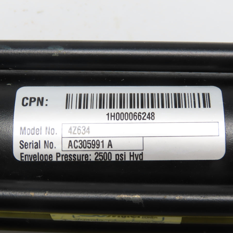 Miller 4Z634 1-3/4" Bore x 6" Stroke Double Acting Hydraulic Cylinder 2500PSI