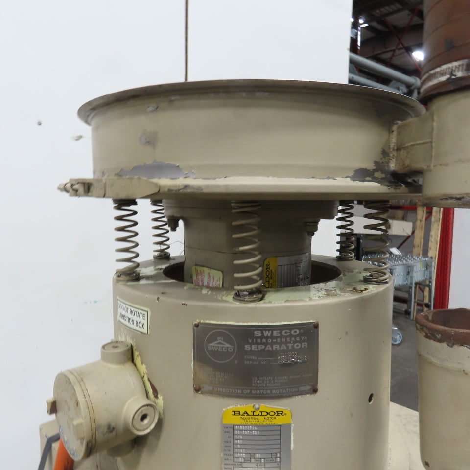 Sweco LS18S333 1/4HP 18" Vibro-Energy Round Screener Separator Sieve 460V 3PH
