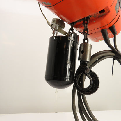 CM Lodestar Model F 1/2 Ton Electric Chain Hoist 120V 1Ph 10' Lift 16FPM Tested