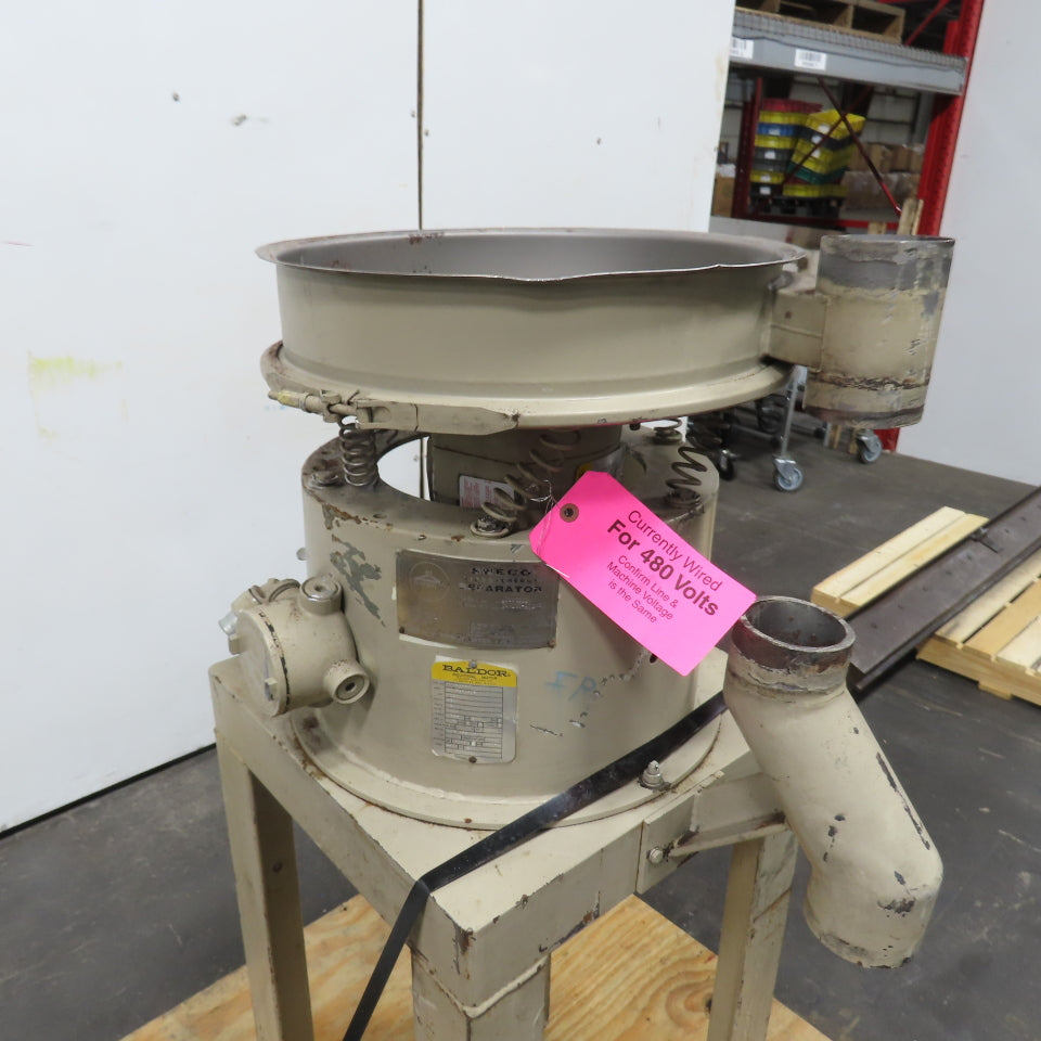 Sweco LS18S333 1/4HP 18" Vibro-Energy Round Screener Separator Sieve 460V 3PH