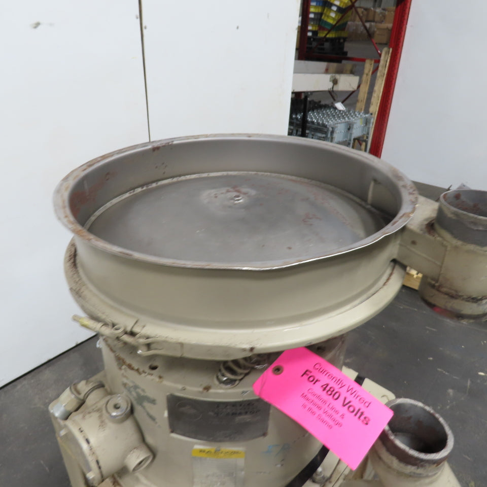 Sweco LS18S333 1/4HP 18" Vibro-Energy Round Screener Separator Sieve 460V 3PH