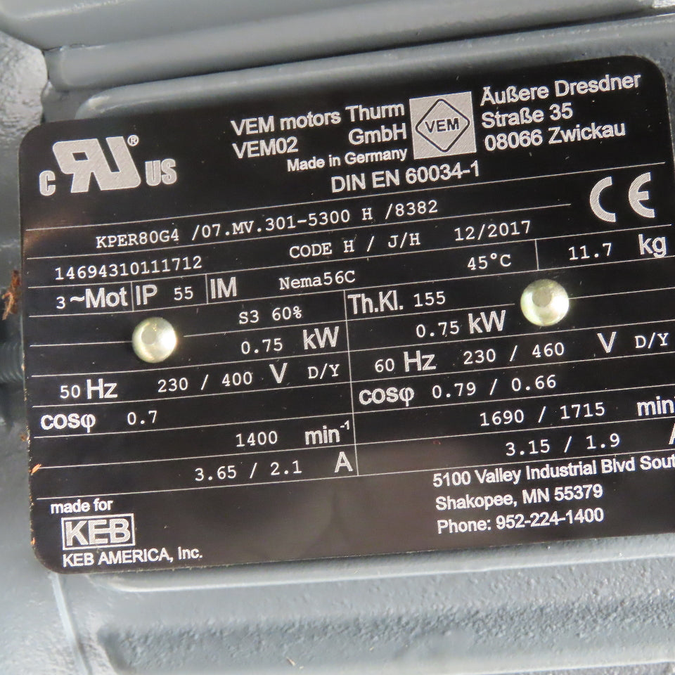 Camco 601RDM6H24-270 10:1 Roller Dial Index Drive .75kW 230/460V 6 Stop 270°