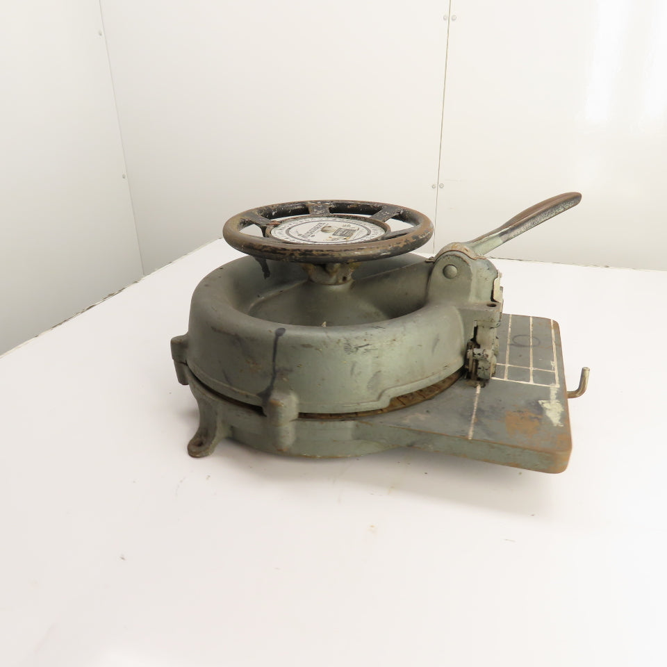 Diagraph 7/8" Manual Stencil Cutting Machine Cutter Cast Iron A-Z 1-9