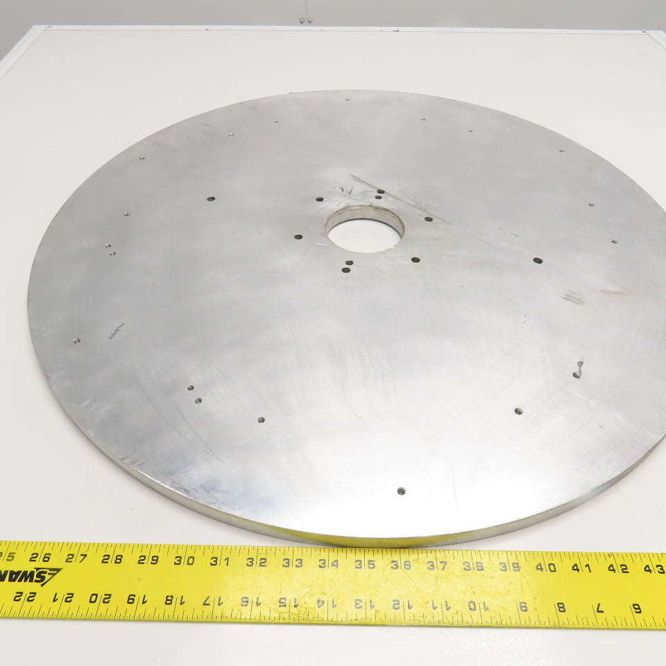 28" x 3/4" Round Plate Aluminum Rotary Index Table Top Jig Fit Camco 6" MC