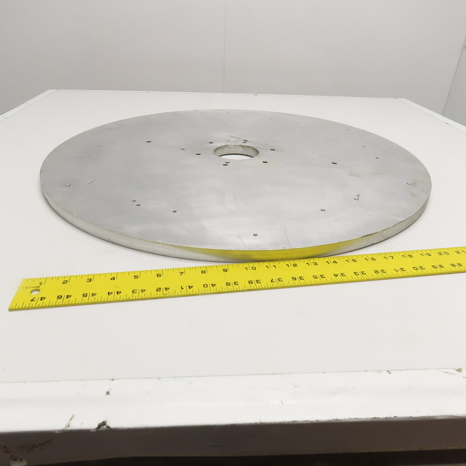 28" x 3/4" Round Plate Aluminum Rotary Index Table Top Jig Fit Camco 6" MC
