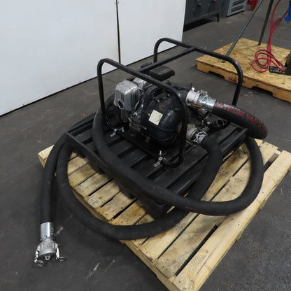 Honda GC 160 Portable Gas Engine Utility Trash Water Pump W/ 2-1/2"OD Hose