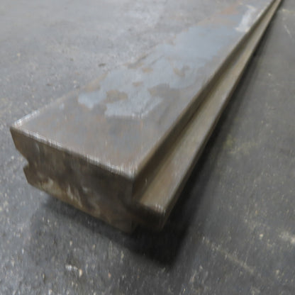 108" Long Press Brake 90° V-Forming Angle Die Block 1/2" Tang 2-7/8" Tall