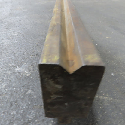 108" Long Press Brake 90° V-Forming Angle Die Block 1/2" Tang 2-7/8" Tall