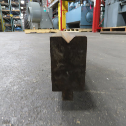 108" Long Press Brake 90° V-Forming Angle Die Block 1/2" Tang 2-7/8" Tall
