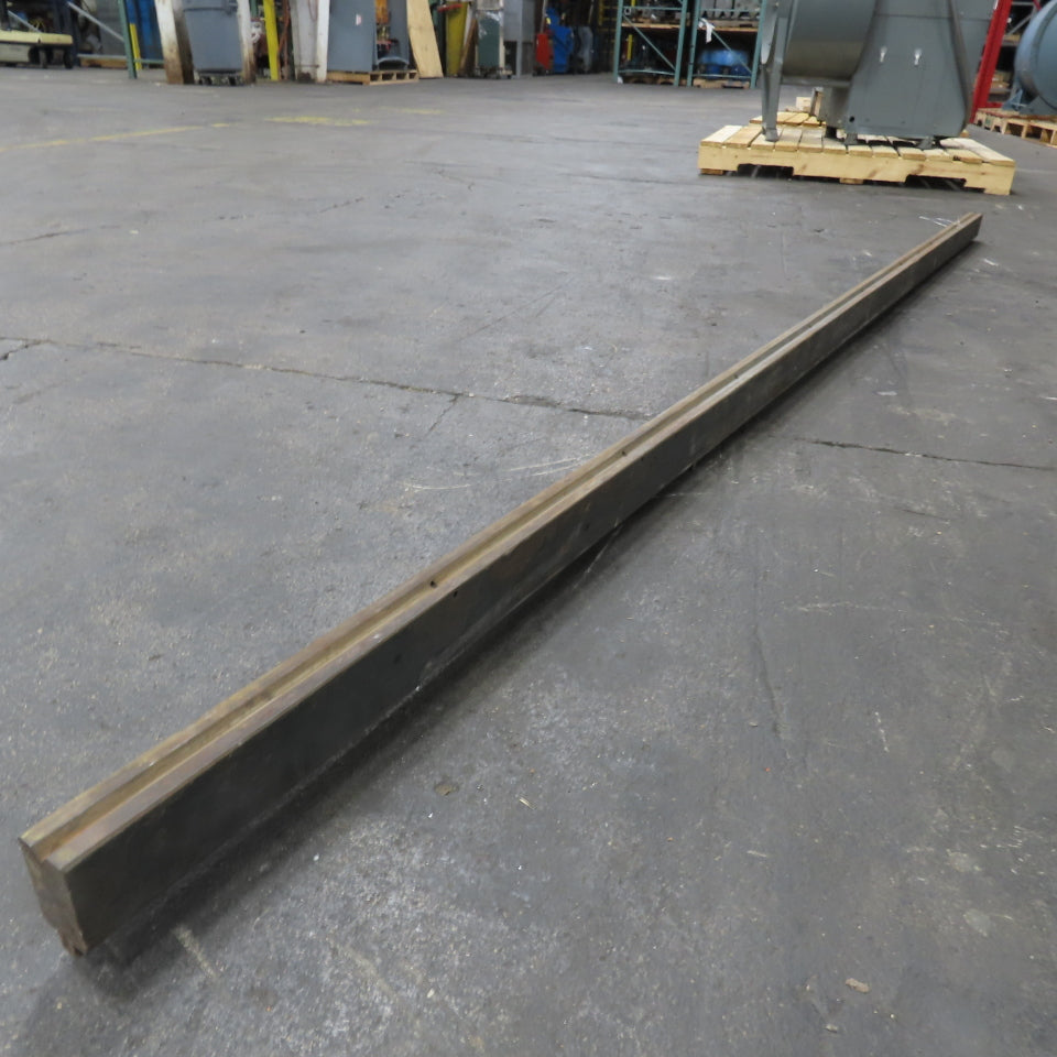 108" Long Press Brake 90° V-Forming Angle Die Block 1/2" Tang 2-7/8" Tall