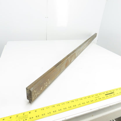 72-1/2" Long Press Brake 90° V-Forming Angle Die Block 1/2" Tang 3-3/8" Tall