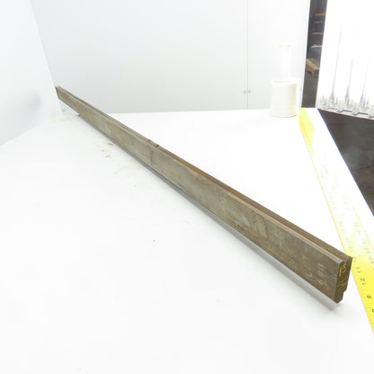 72-1/2" Long Press Brake 90° V-Forming Angle Die Block 1/2" Tang 3-3/8" Tall