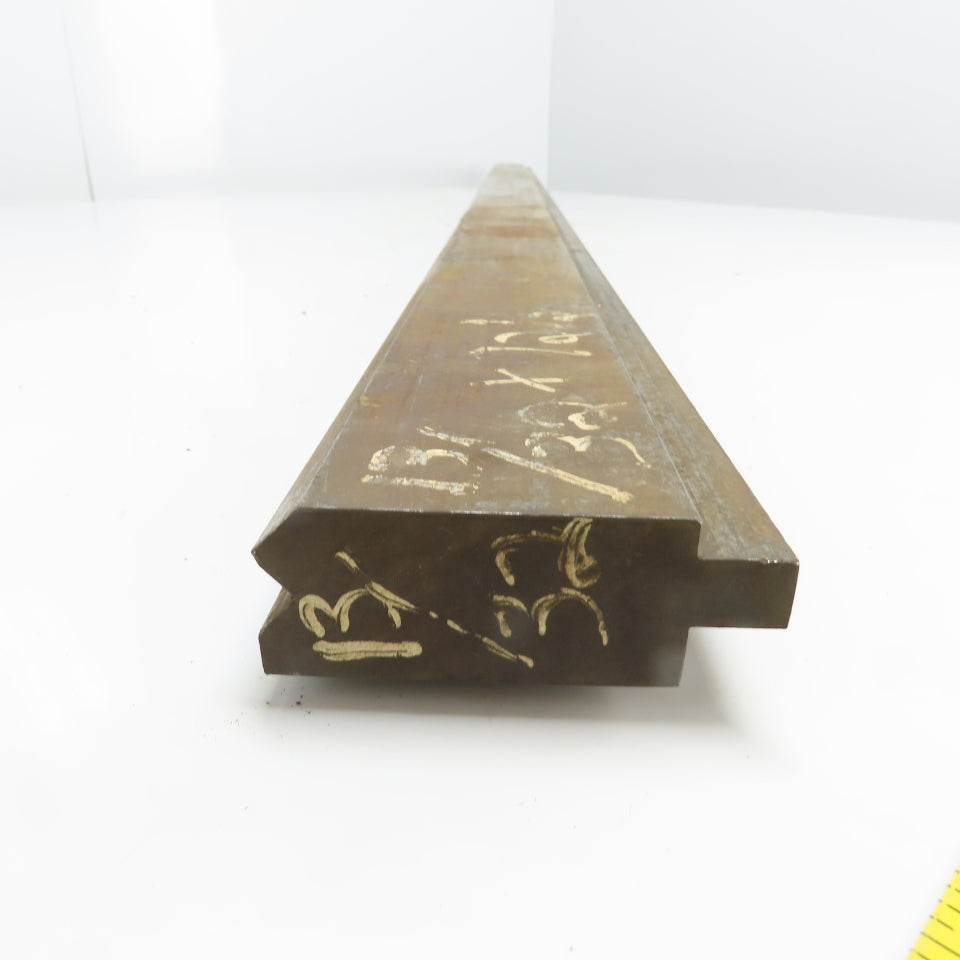 72-1/2" Long Press Brake 90° V-Forming Angle Die Block 1/2" Tang 3-3/8" Tall