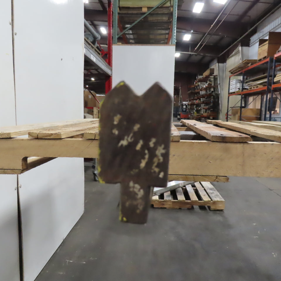 Cincinnati 92" Long Press Brake 90° V-Forming Angle Die Block 1/2" Tang