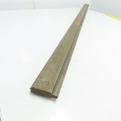 72-1/4" Long Press Brake 90° V-Forming Angle Die Block 1/2" Tang 3-1/8" Tall