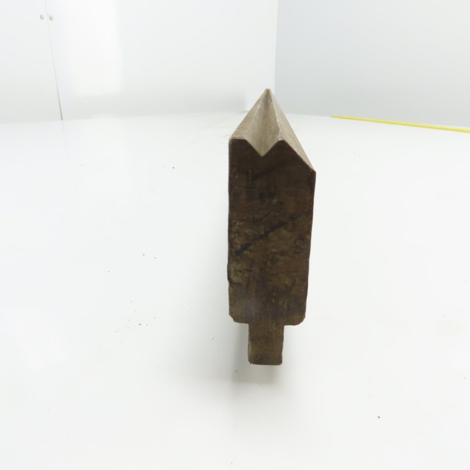 72-1/4" Long Press Brake 90° V-Forming Angle Die Block 1/2" Tang 3-1/8" Tall