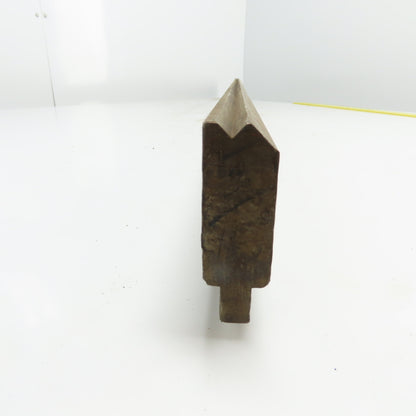 72-1/4" Long Press Brake 90° V-Forming Angle Die Block 1/2" Tang 3-1/8" Tall