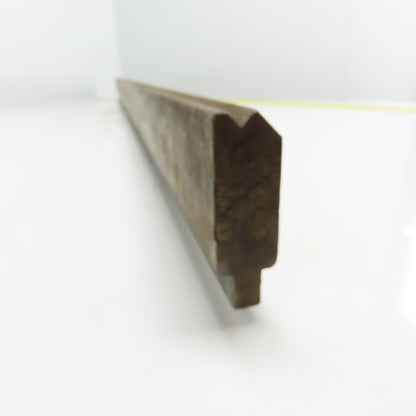 72-1/4" Long Press Brake 90° V-Forming Angle Die Block 1/2" Tang 3-1/8" Tall