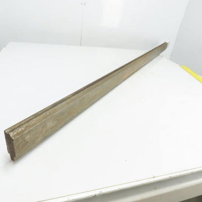 72-1/4" Long Press Brake 90° V-Forming Angle Die Block 1/2" Tang 3-1/8" Tall