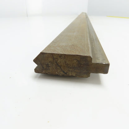 72-1/4" Long Press Brake 90° V-Forming Angle Die Block 1/2" Tang 3-1/8" Tall