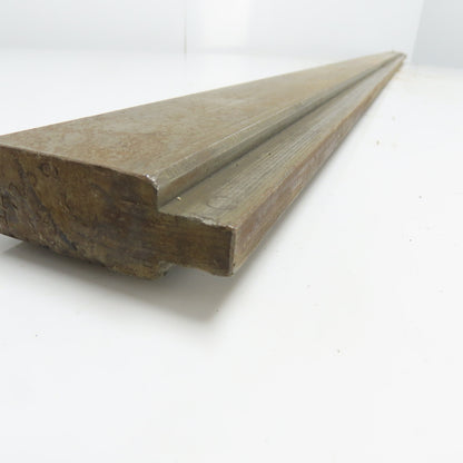 72-1/4" Long Press Brake 90° V-Forming Angle Die Block 1/2" Tang 3-1/8" Tall