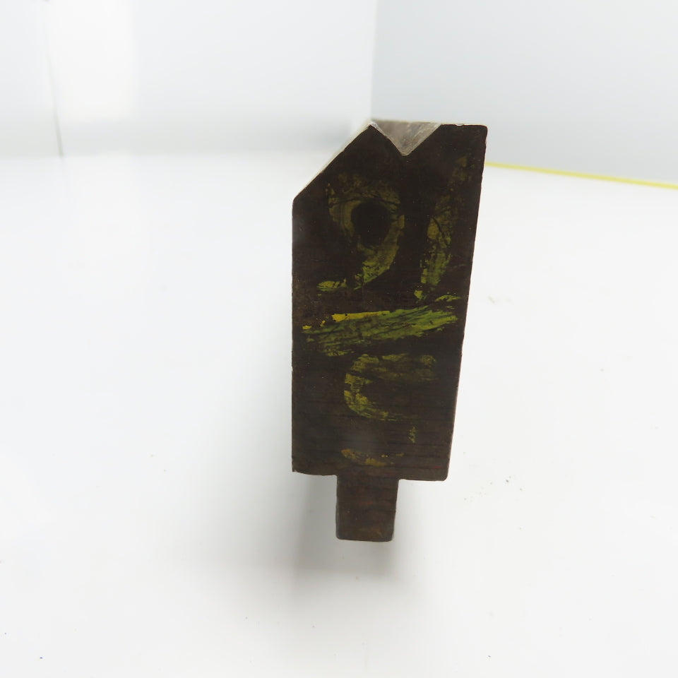 77-5/16" Long Press Brake 90° V-Forming Angle Die Block 1/2" Tang 3-1/4" Tall
